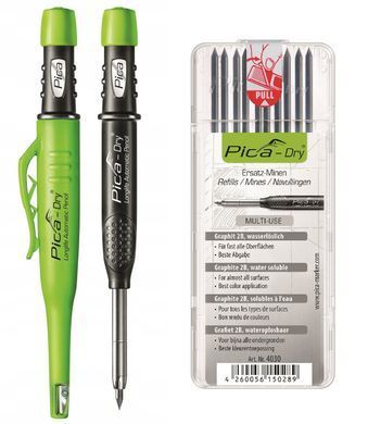 Сменные грифеля для PICA Dry водоростворимые MULTI-USE, 10шт (жёлтые)