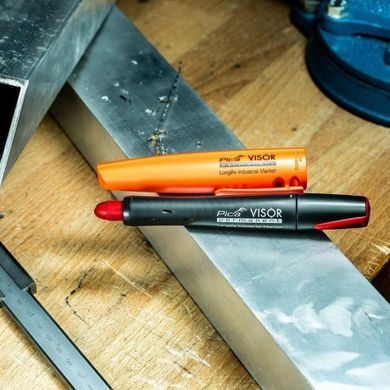 Сухий промисловий маркер PICA VISOR permanent Longlife Industrial Marker, блакитний