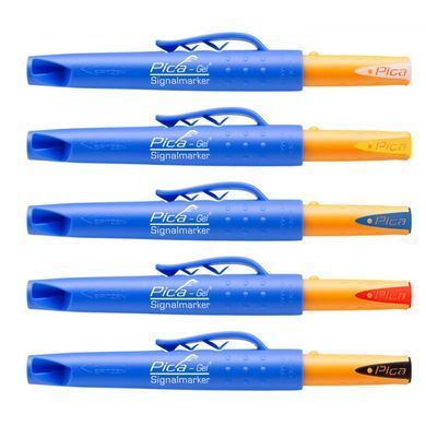 Водо-жаро стойкий маркер PICA GEL Signalmarker, белый