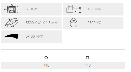 ЛЕНТОЧНОПИЛЬНЫЙ СТАНОК SPECIAL 410 A