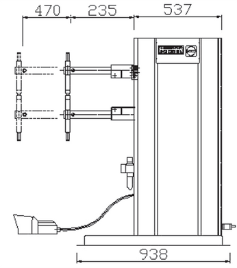 Машина точкового зварювання BSP 226 RF PX1600