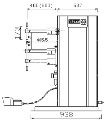 Машина точкового зварювання PBP 126 PX1600