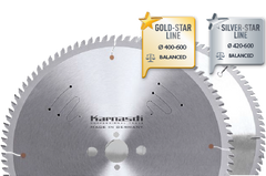Диск АЛЮ-НЕГАТИВ (тонкий пропил) D = 500x 4,2 / 3,6x 30mm 140 TFN, c напиленням GOLD-STAR