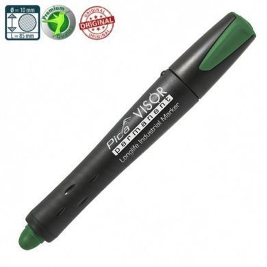 Сухий промисловий маркер PICA VISOR permanent Longlife Industrial Marker, зелений