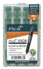 Сменные грифеля, для PICA VISOR permanent Longlife Industrial Marker, зеленые